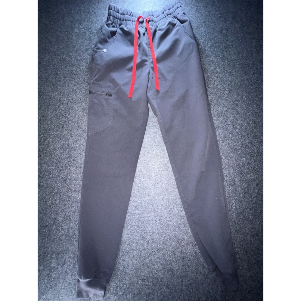 FIGS Technical Collect Charcoal Grey 3-Pc Set: 2 XXS Top & 1 XXS/Tall Bottoms - Picture 2 of 16
